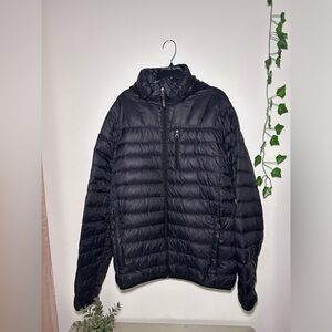 Hawke&Co Black Puffer Jacket with Hood